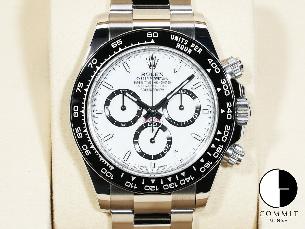 ロレックス デイトナ Ref.126500LN ステンレススチール ホワイト文字盤 中古 znuutmk8
