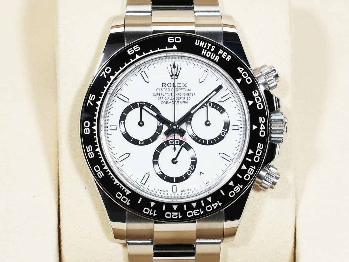 ロレックス デイトナ Ref.126500LN ステンレススチール ホワイト文字盤 中古 znuutmk8