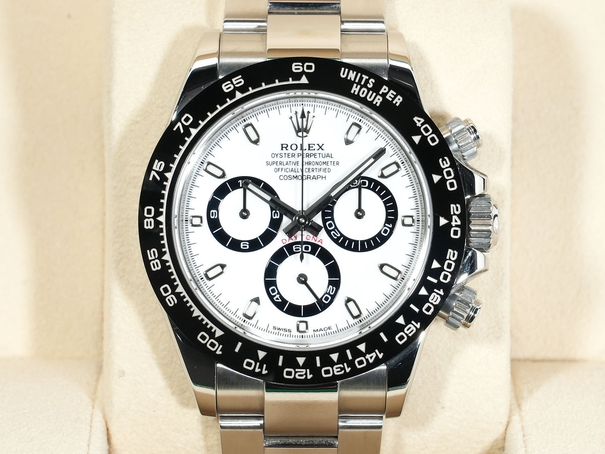 ロレックス デイトナ Ref.116500LN ステンレススチール ホワイト文字盤 美品 r8aryp6i