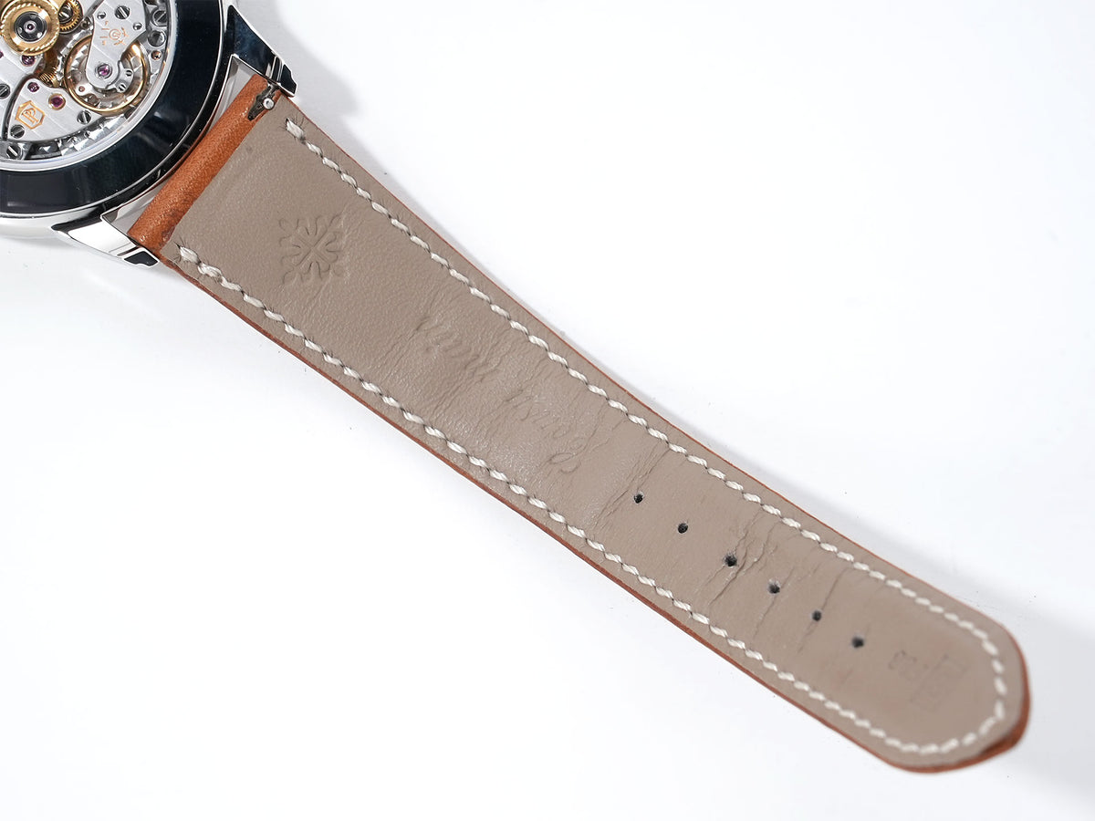 パテックフィリップ カラトラバ ウィークリーカレンダー Ref.5212A-001 ステンレススチール シルバー文字盤 美品 vzvfoqjx