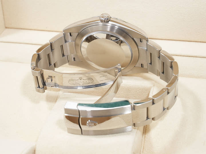 Rolex Datejust 41 Ref. 126300 Stainless Steel, Bright Blue Dial, Oyster Bracelet, Excellent Condition xcriwffa