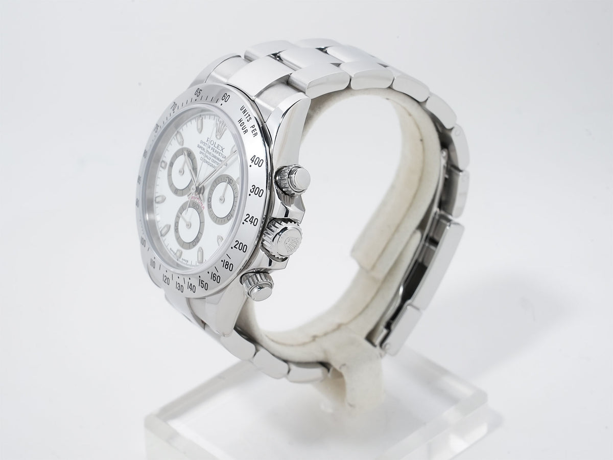 Rolex Daytona Ref. 116520 Stainless Steel Ivory Dial Pre-owned f4pjfftj