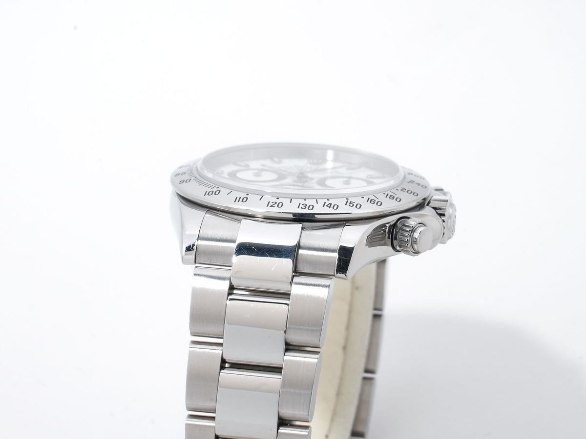 Rolex Daytona Ref. 116520 Stainless Steel Ivory Dial Pre-owned f4pjfftj