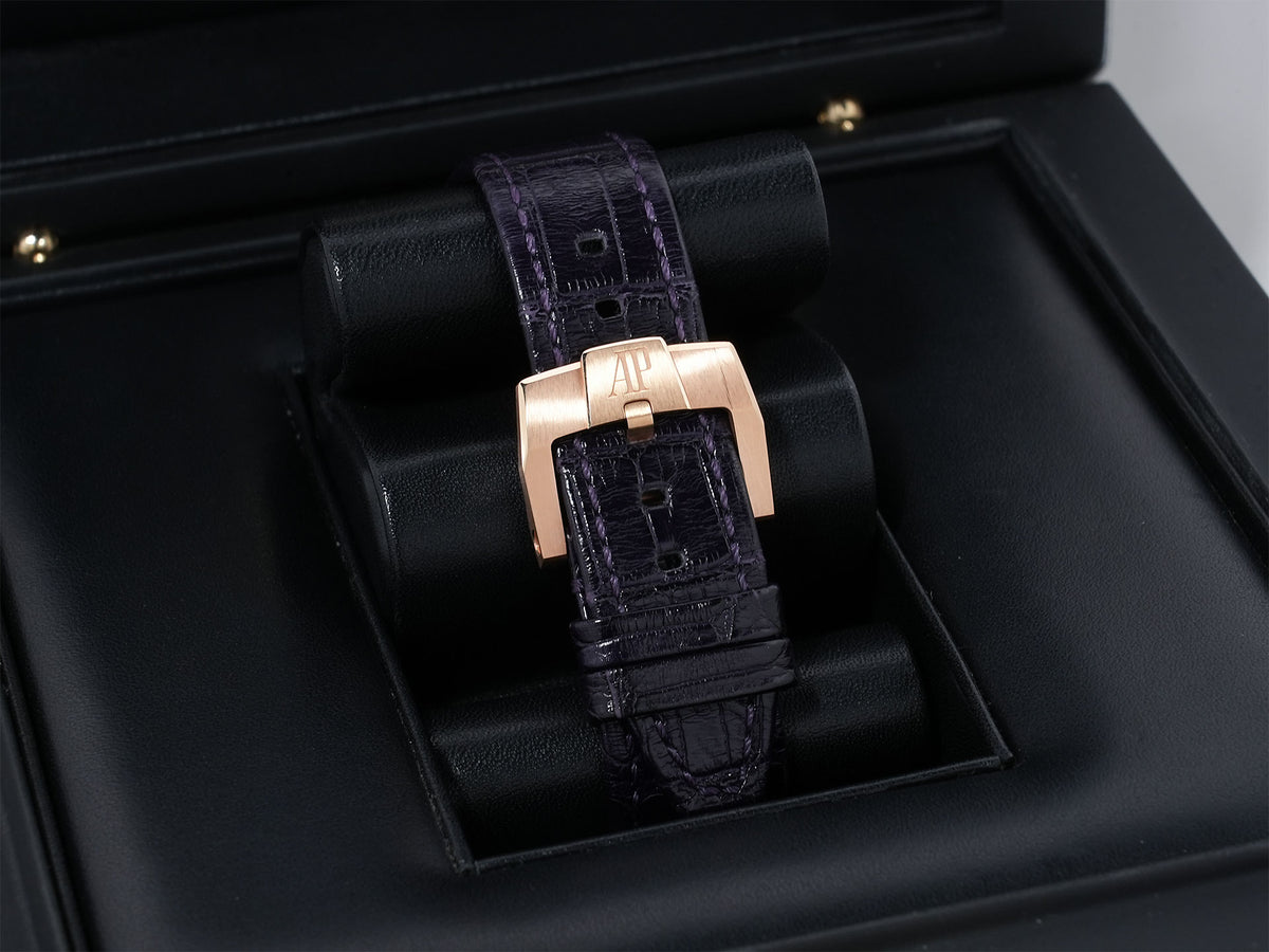 Audemars Piguet CODE 11.59 by Audemars Piguet Chronograph Ref. 26393OR.OO.A616CR.01 Pink Gold Purple Dial Pre-owned ajcy5idy