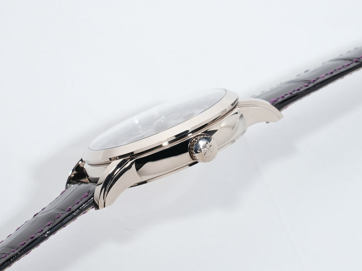 Patek Philippe Complications World Time Date Ref. 5330G-010 White Gold Purple Dial Unworn qszhgr9a