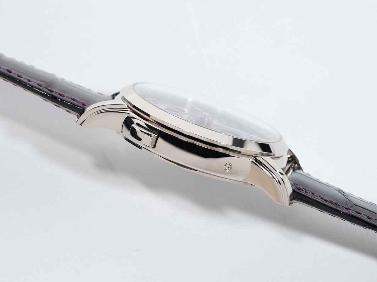 Patek Philippe Complications World Time Date Ref. 5330G-010 White Gold Purple Dial Unworn qszhgr9a