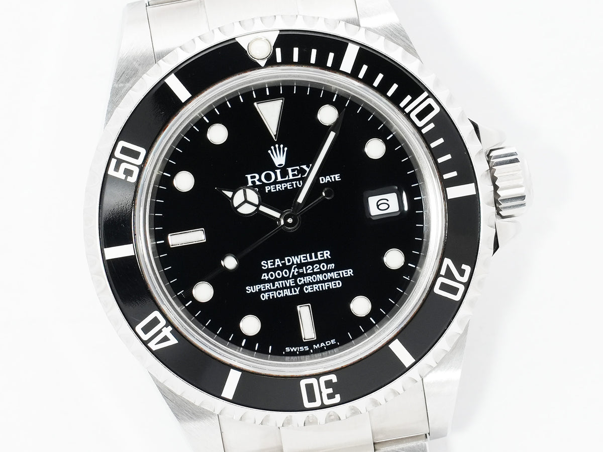 ロレックス シードゥエラー Ref.16600 ステンレススチール ブラック文字盤 中古 pivynr3u