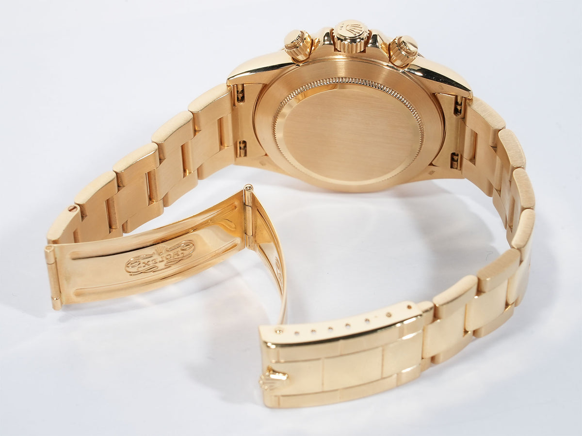 ロレックス デイトナ エルプリメロ Ref.16528 イエローゴールド ブラック文字盤 中古 9fwsfkcs