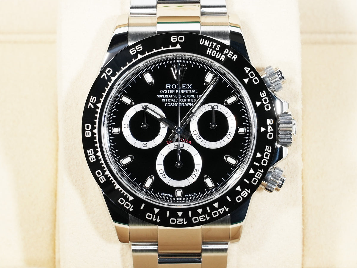 ロレックス デイトナ Ref.116500LN ステンレススチール ブラック文字盤 美中古 jb8e56we