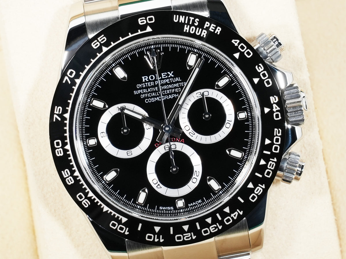 Rolex Daytona Ref. 116500LN Stainless Steel, Black Dial, Pre-owned in excellent condition jb8e56we