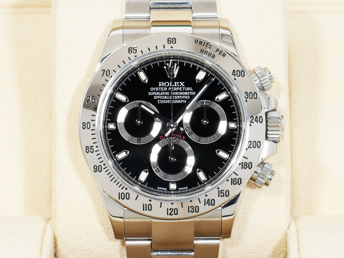 ロレックス デイトナ Ref.116520 ステンレススチール ブラック文字盤 中古 fz2cg7cy