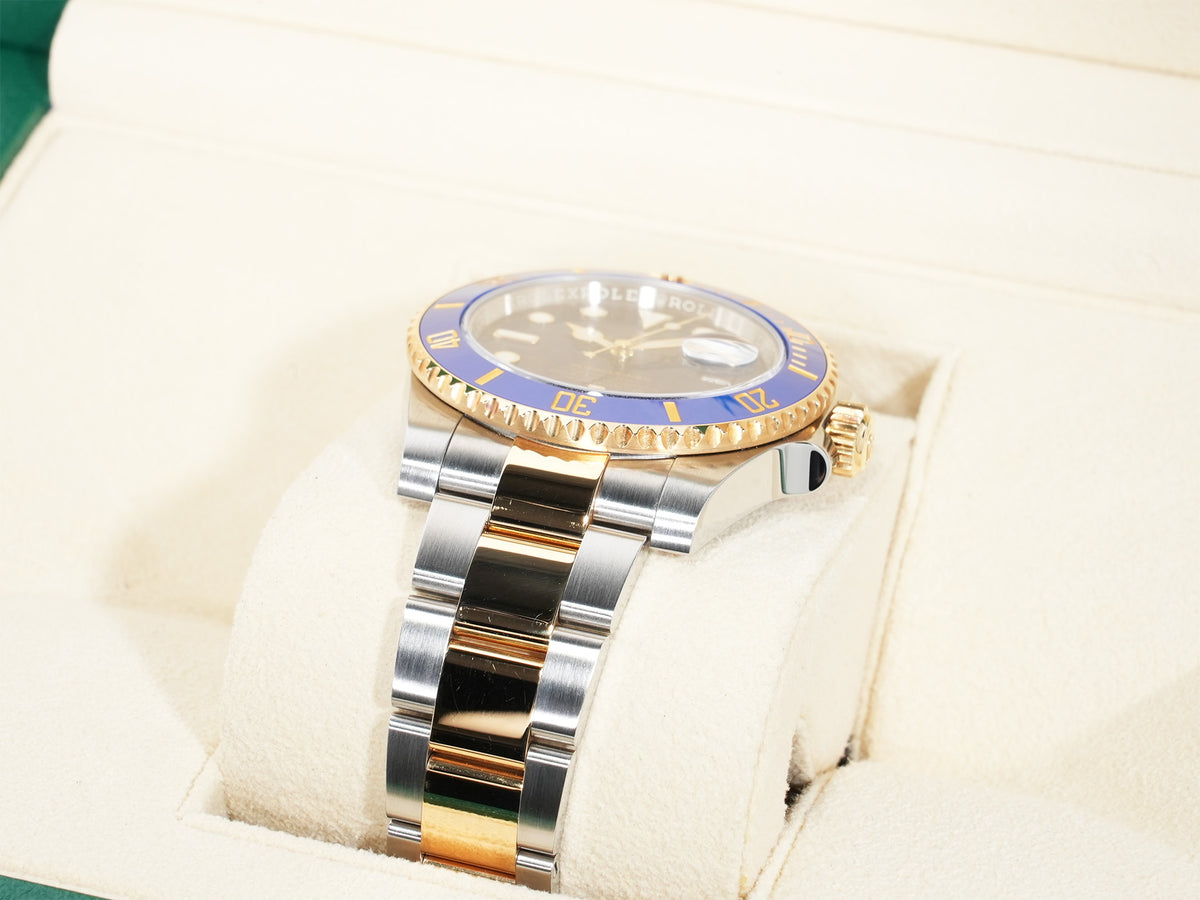 Rolex Submariner Date Ref.116613LB Stainless Steel/Yellow Gold Blue Dial Pre-owned 66cbxce5