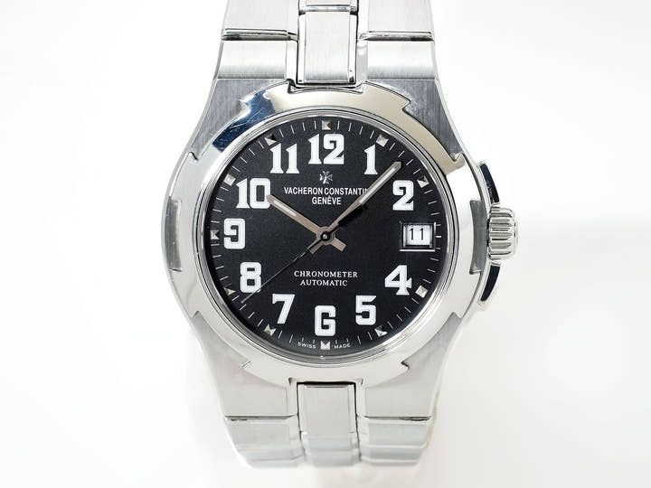 ヴァシュロンコンスタンタン オーヴァーシーズ Ref.42042/423A-8890 ステンレススチール ブラックアラビア文字盤 中古 7tt97zef