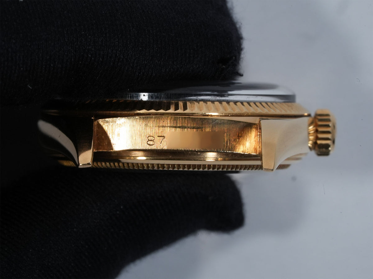 ロレックス デイトジャスト Ref.1601/8 イエローゴールド トロピカルミラー文字盤 中古 22iej47m