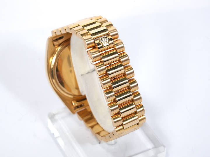 Rolex Datejust Ref. 1601/8 Yellow Gold Blue Dial Pre-owned 8mb2rnac