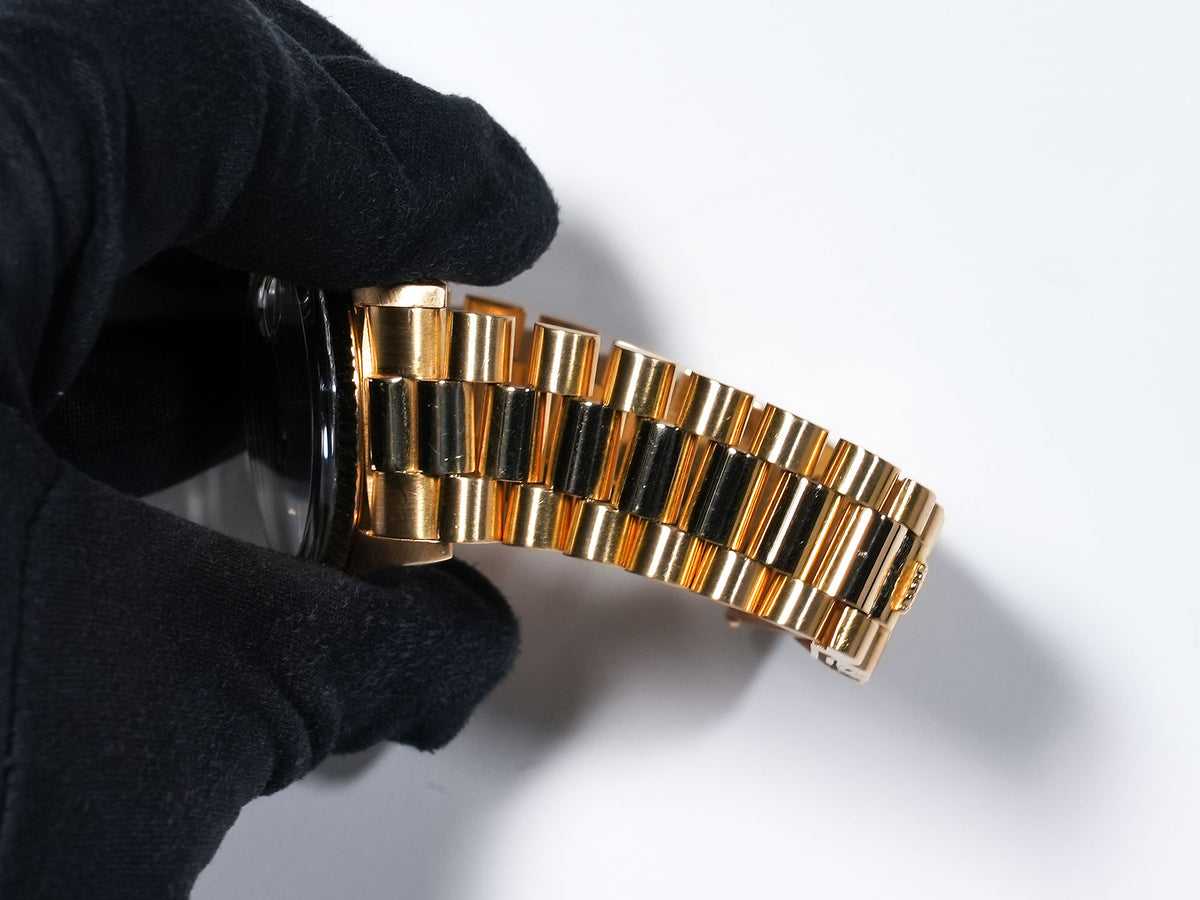 Rolex Datejust Ref. 1601/8 Yellow Gold Blue Dial Pre-owned 8mb2rnac