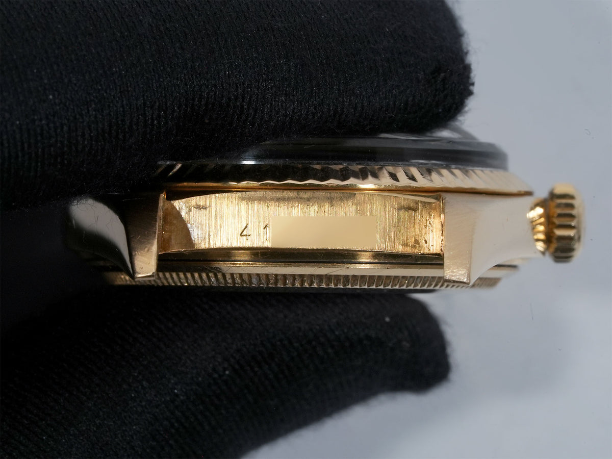 Rolex Datejust Ref. 1601/8 Yellow Gold Blue Dial Pre-owned 8mb2rnac