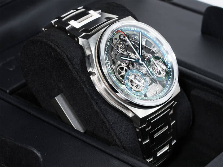 Czapek Antarctique Rattrapante Ref. - Stainless Steel, Skeleton x Green Dial, Unworn kdvtih7w