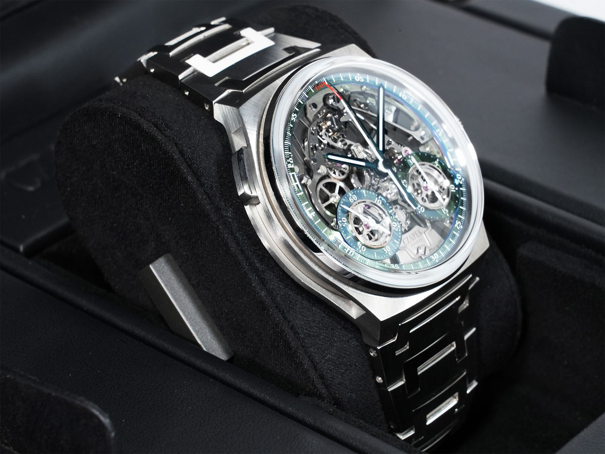 Czapek Antarctique Rattrapante Ref. - Stainless Steel, Skeleton x Green Dial, Unworn kdvtih7w