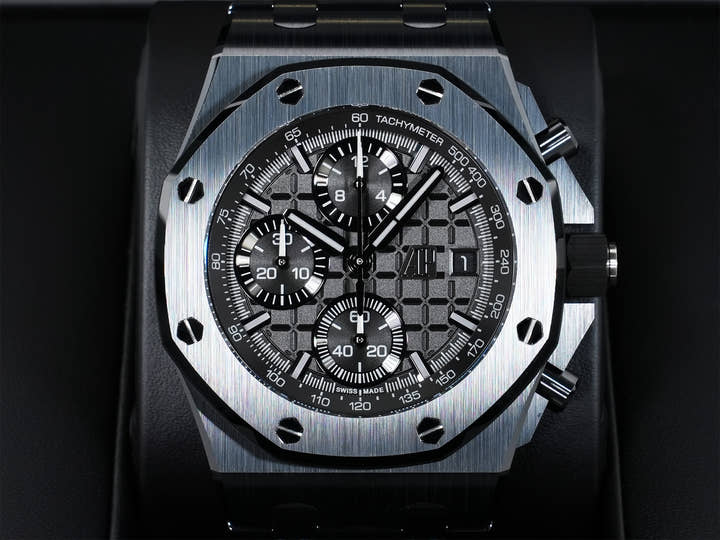 Audemars Piguet Royal Oak Offshore Chronograph Ref. 26238CE.OO.1300CE.02 Black Ceramic Black Dial Unworn
