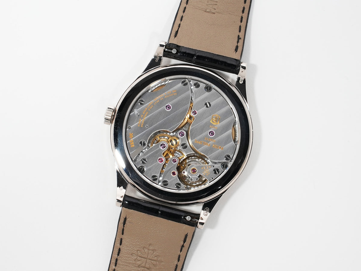 Patek Philippe Calatrava Ref. 6119G-001 White Gold, Grey Dial, Pre-owned in Excellent Condition pknotm39
