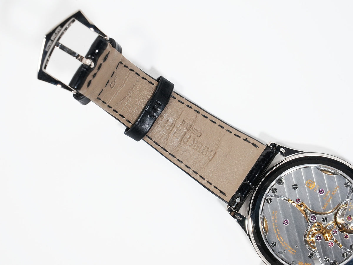 Patek Philippe Calatrava Ref. 6119G-001 White Gold, Grey Dial, Pre-owned in Excellent Condition pknotm39