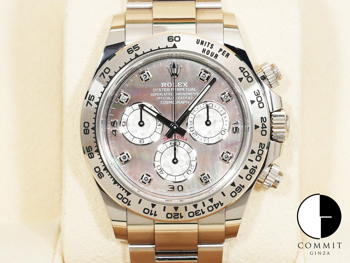 ロレックス デイトナ Ref.116509NG ホワイトゴールド ブラックシェルx8Pダイヤ文字盤 中古 jr2ojy6t