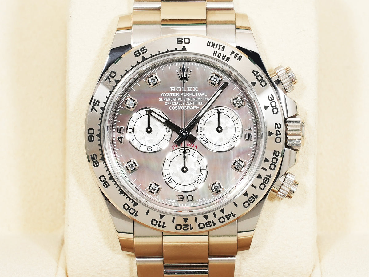 ロレックス デイトナ Ref.116509NG ホワイトゴールド ブラックシェルx8Pダイヤ文字盤 中古 jr2ojy6t