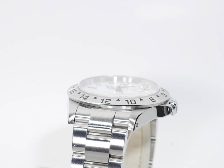 Rolex Explorer II Ref. 16570 Stainless Steel White Dial Oyster Bracelet Pre-owned 77ry45z7