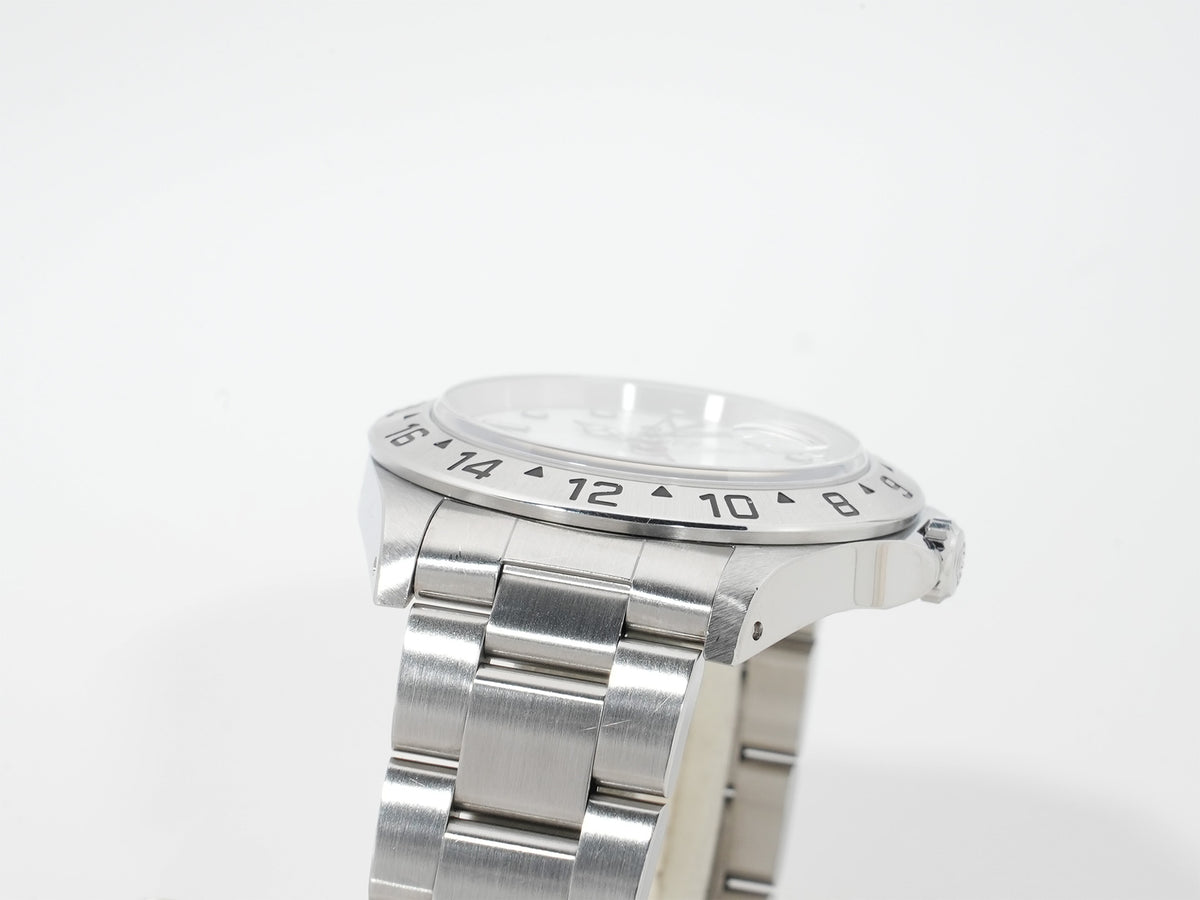 Rolex Explorer II Ref. 16570 Stainless Steel White Dial Oyster Bracelet Pre-owned uigrkiyr