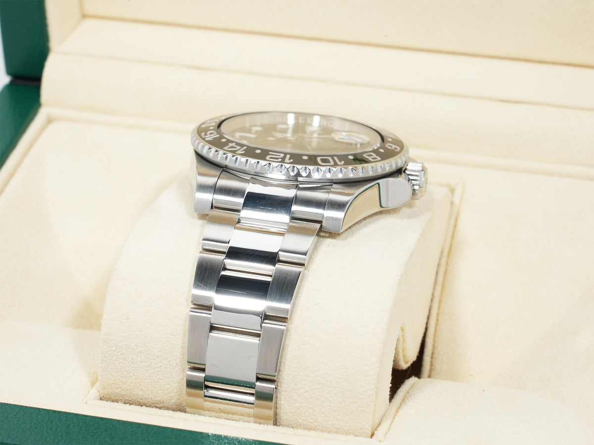 Rolex GMT-Master II Ref. 116710LN Stainless Steel Black Dial Oyster Bracelet Pre-owned 49mzex58