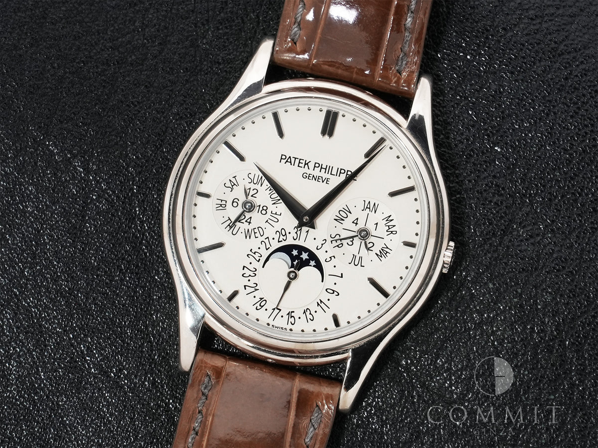 Patek Philippe Perpetual Calendar Ref. 5140G-001 White Gold Silver Dial Pre-owned usrnbepr