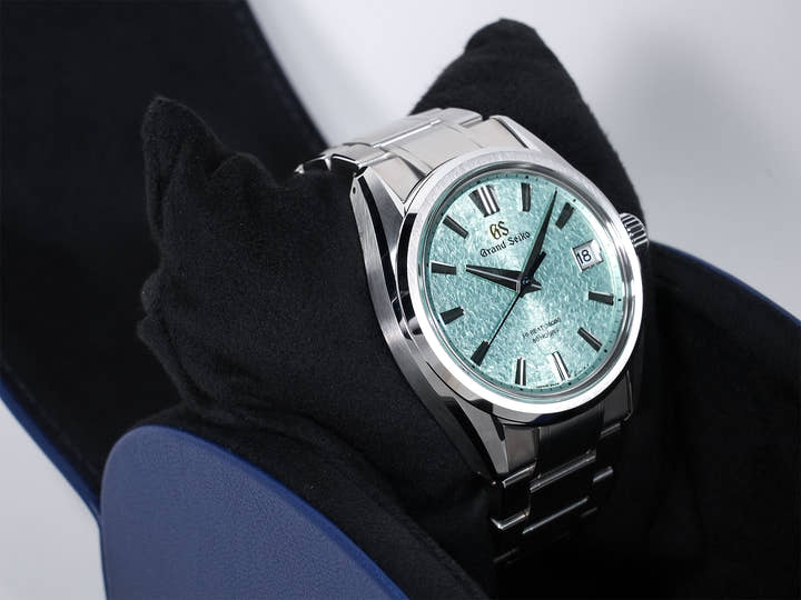 Grand Seiko Evolution 9 Collection Mechanical Hi-Beat Ref. SLGH021 Stainless Steel Light Green Dial, Pre-owned in excellent condition ugds3c74