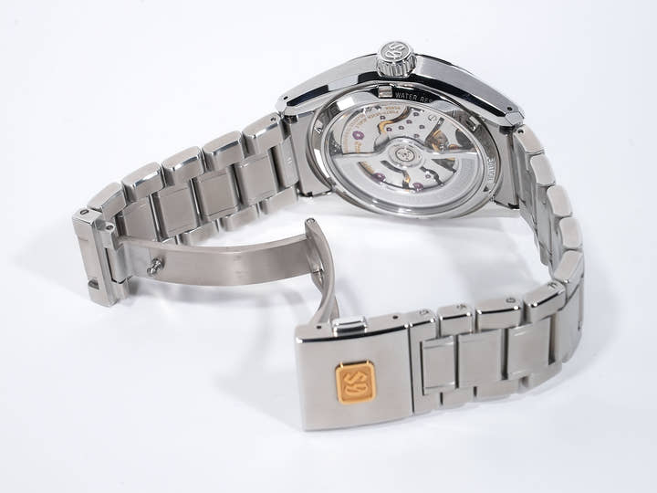 Grand Seiko Evolution 9 Collection Mechanical Hi-Beat Ref. SLGH021 Stainless Steel Light Green Dial, Pre-owned in excellent condition ugds3c74