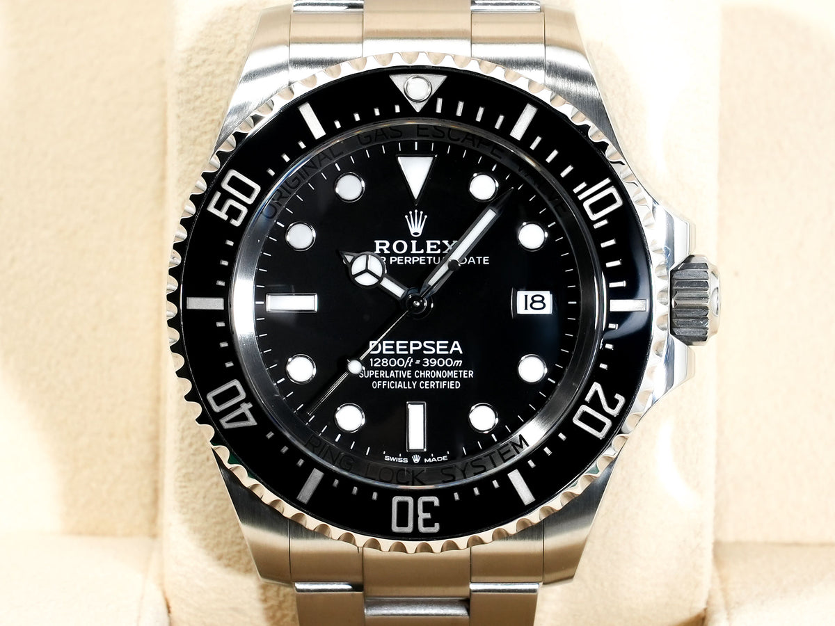 ロレックス シードゥエラー ディープシー Ref.136660 ステンレススチール ブラック文字盤 美品 45xgbw2s