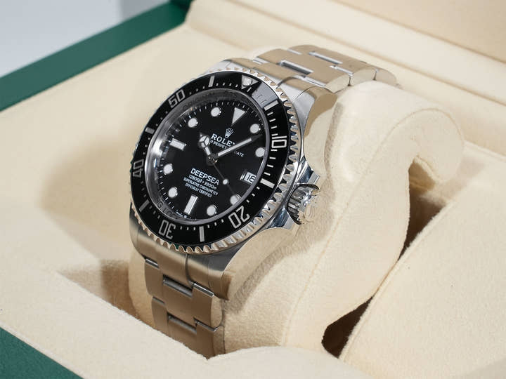 Rolex Sea-Dweller Deepsea Ref. 136660 Stainless Steel Black Dial, Pre-owned in Excellent Condition 45xgbw2s