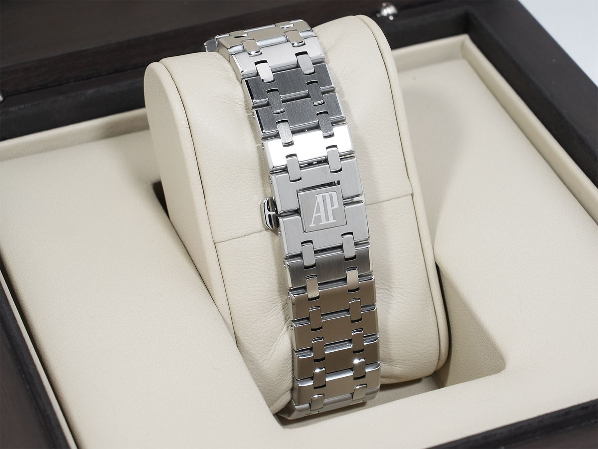 Audemars Piguet Royal Oak Dual Time Ref. 26120ST.OO.1220ST.03 Stainless Steel Black Dial in Excellent Condition x6ud7amn