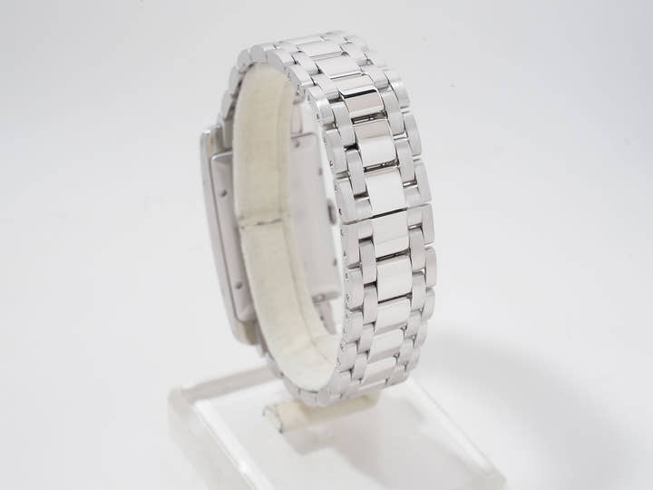 Cartier Tank Américaine MM Ref. W26036L1 White Gold, White Dial, Pre-owned in excellent condition 5iwsuczu