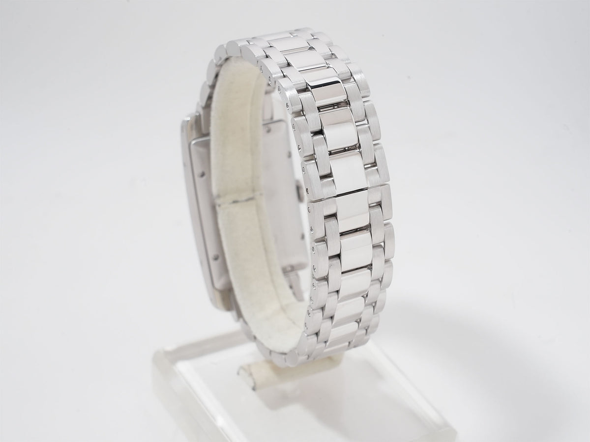 Cartier Tank Américaine MM Ref. W26036L1 White Gold, White Dial, Pre-owned in excellent condition 5iwsuczu