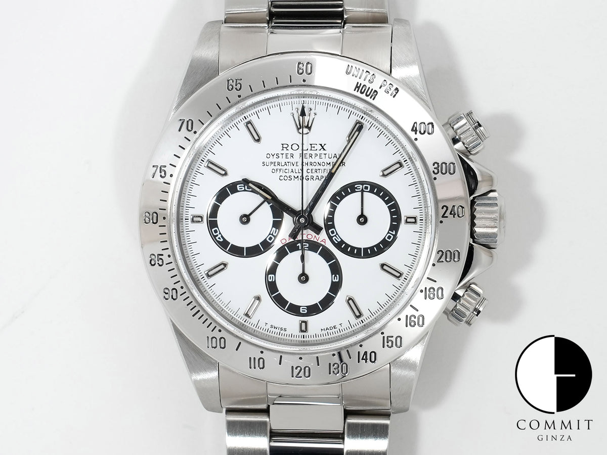 Rolex Daytona El Primero Ref.16520 Stainless Steel White Dial Pre-owned wi3q2dxe