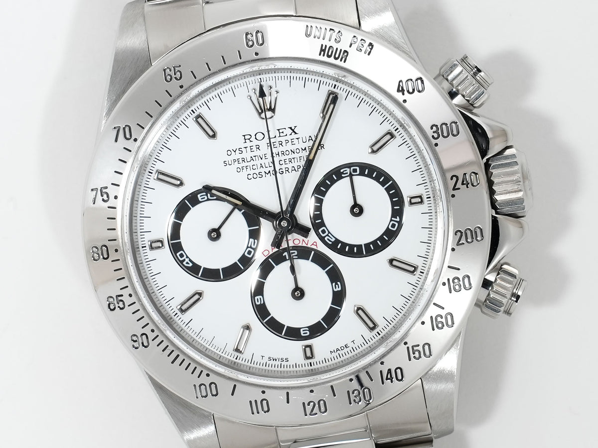 Rolex Daytona El Primero Ref.16520 Stainless Steel White Dial Pre-owned wi3q2dxe