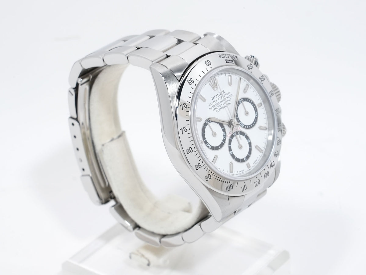 Rolex Daytona El Primero Ref.16520 Stainless Steel White Dial Pre-owned wi3q2dxe