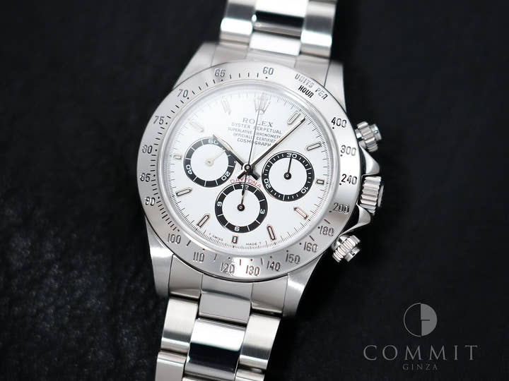 Rolex Daytona El Primero Ref.16520 Stainless Steel White Dial Pre-owned wi3q2dxe