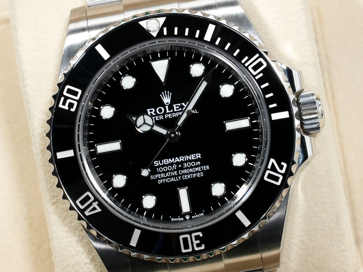 ロレックス サブマリーナー ノンデイト Ref.124060 ステンレススチール ブラック文字盤 中古 hefpgwxm
