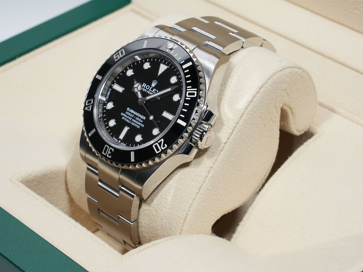 ロレックス サブマリーナー ノンデイト Ref.124060 ステンレススチール ブラック文字盤 中古 hefpgwxm