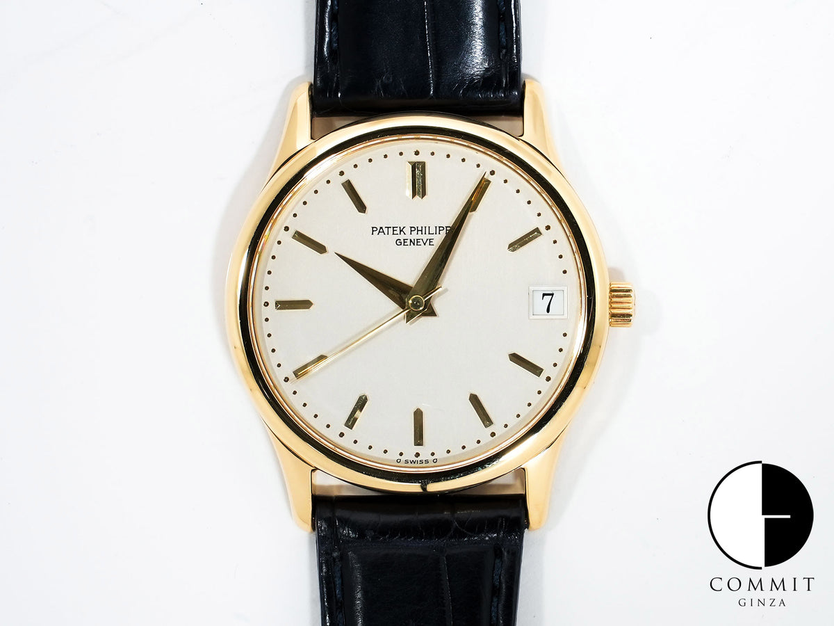 パテックフィリップ カラトラバ Ref.3998J-001 イエローゴールド シルバー文字盤 中古 rrmmhmkv