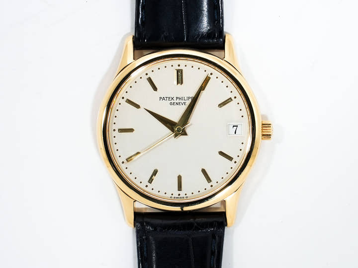 パテックフィリップ カラトラバ Ref.3998J-001 イエローゴールド シルバー文字盤 中古 rrmmhmkv