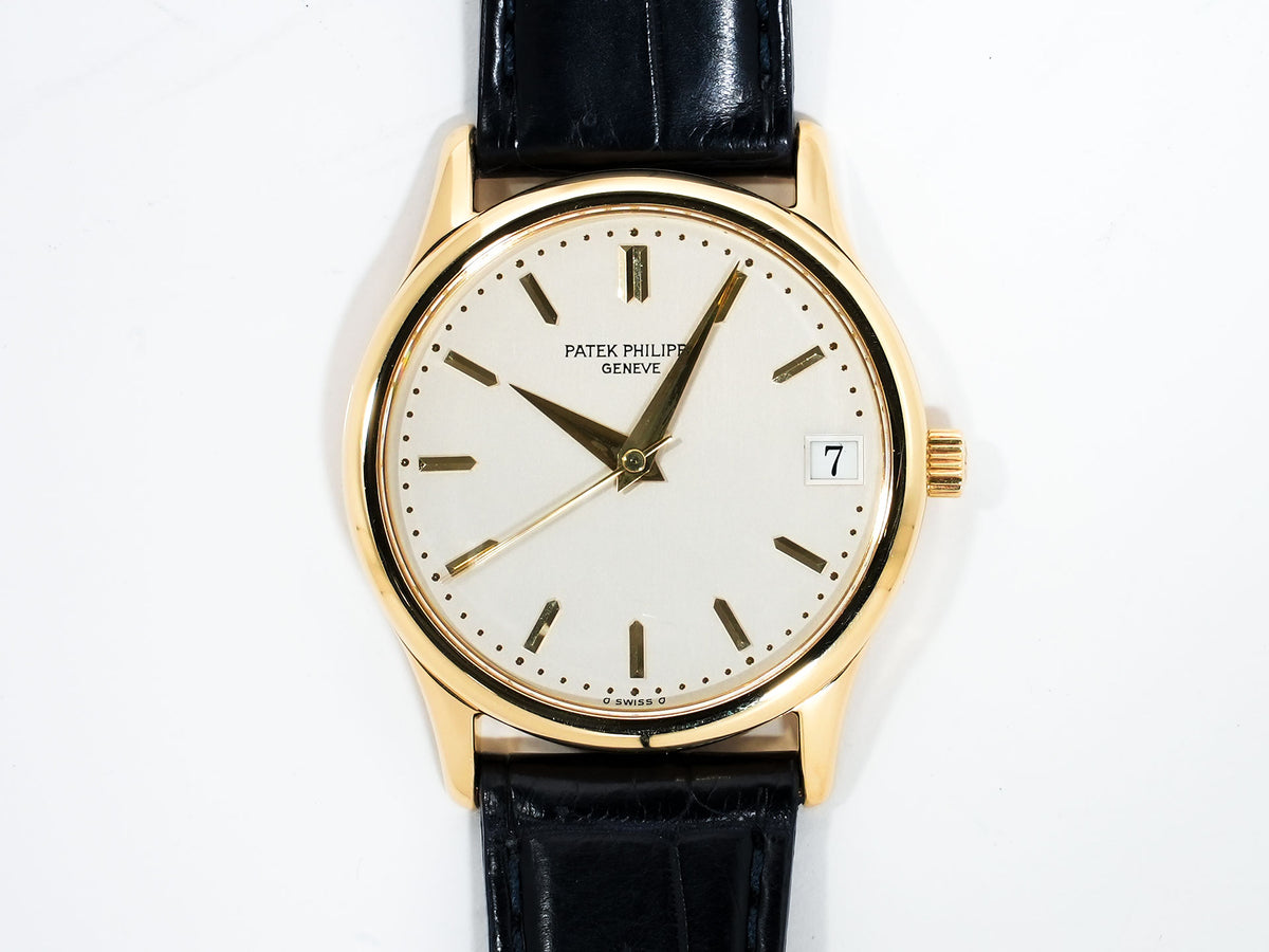 パテックフィリップ カラトラバ Ref.3998J-001 イエローゴールド シルバー文字盤 中古 rrmmhmkv