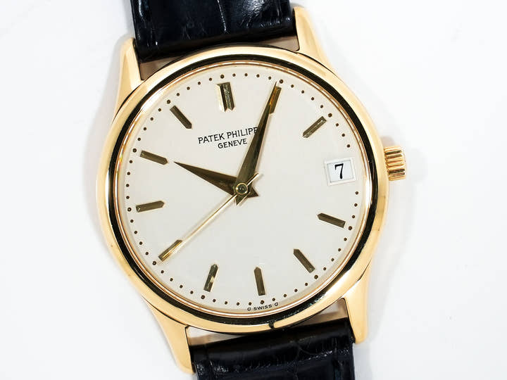 パテックフィリップ カラトラバ Ref.3998J-001 イエローゴールド シルバー文字盤 中古 rrmmhmkv
