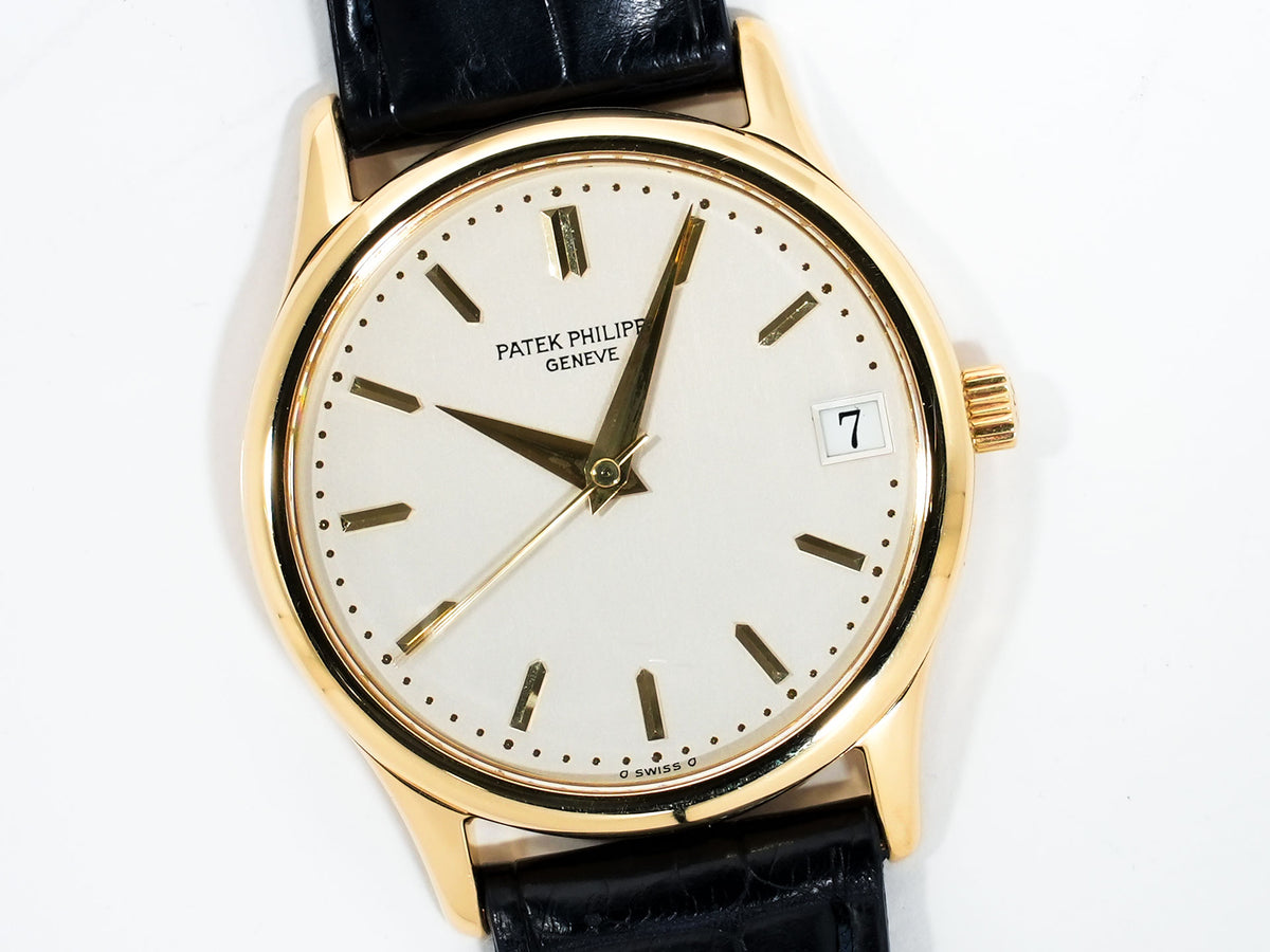 パテックフィリップ カラトラバ Ref.3998J-001 イエローゴールド シルバー文字盤 中古 rrmmhmkv